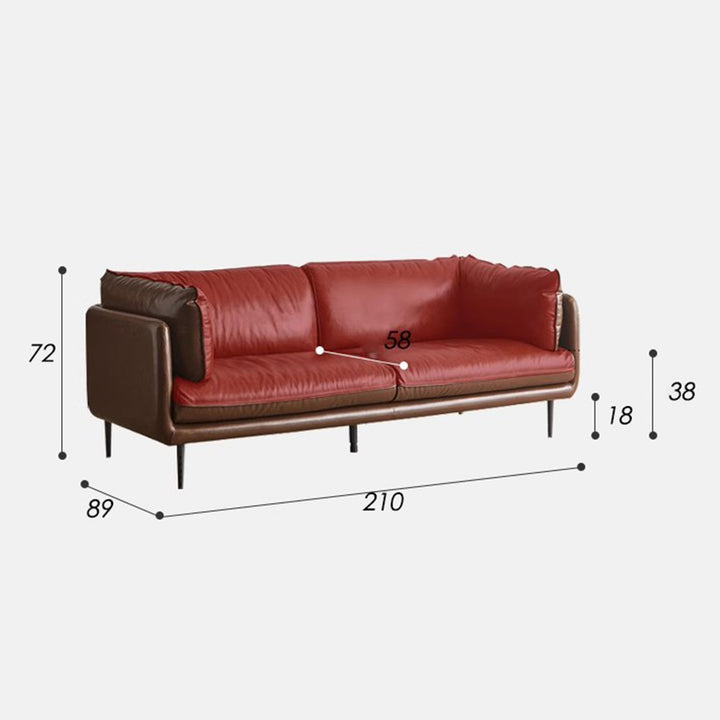 Luxurious Genuine Leather Sofa