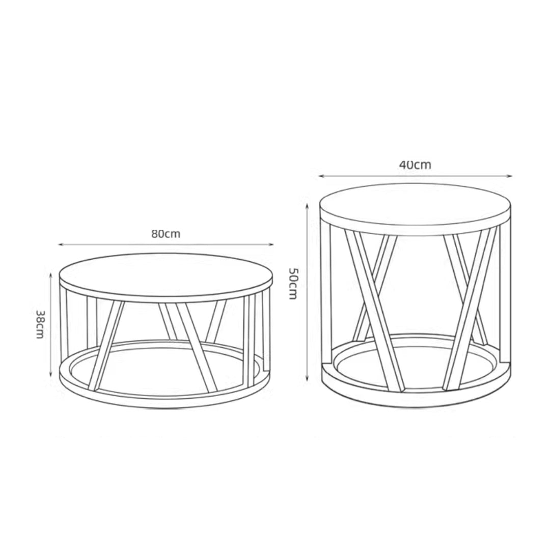 MAS-2227 Masdio MACO Rustic Solid Wood Coffee Table Masdio