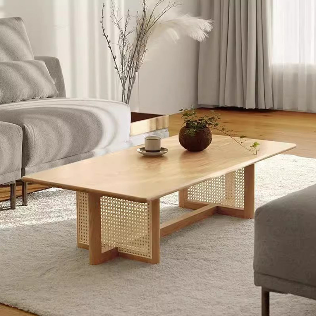 MAS-2231 Masdio FUKO Japandi Solid Wood Coffee Table Masdio