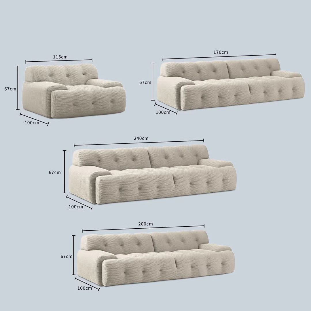 MAS-1640 Masdio Modern Fabric Sofa