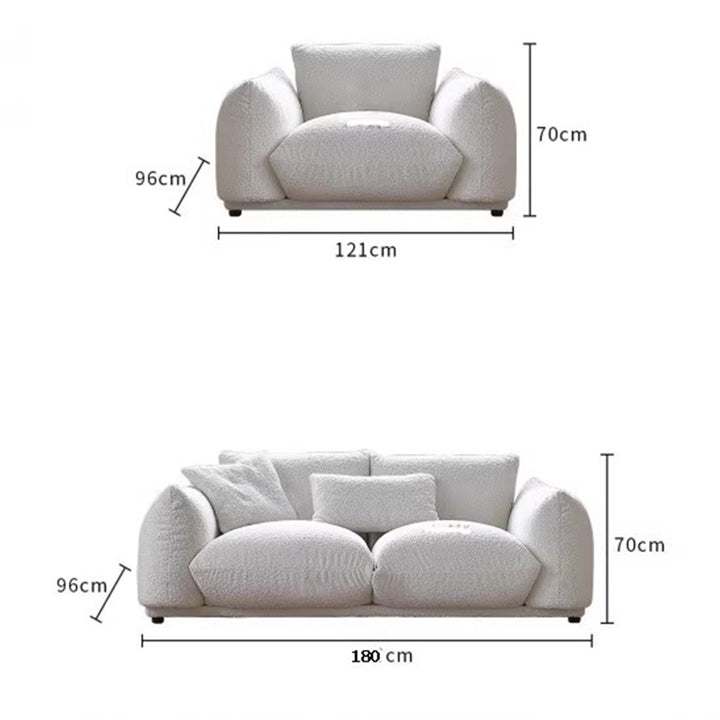 MAS-1643 Masdio Modern Fabric Sofa