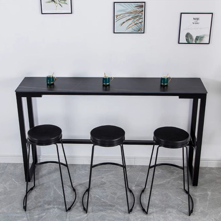 MAS-1660 Masdio Marble Slate Bar Table & Stool