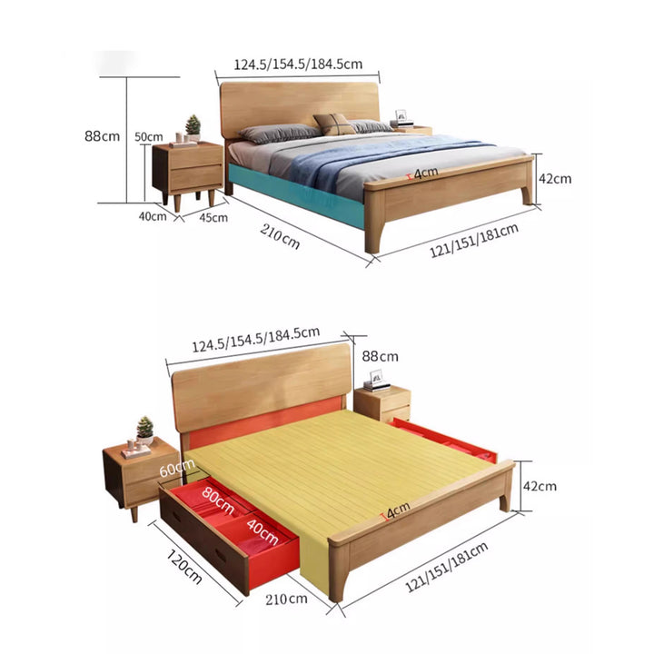 MAS-1675 Masdio American Bed Frame