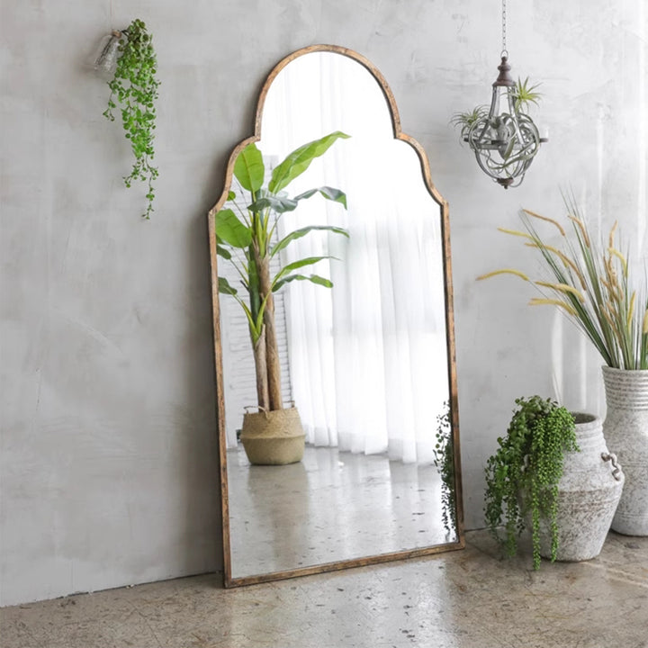 MAS-1741 Masdio Retro Arched Floor Mirror