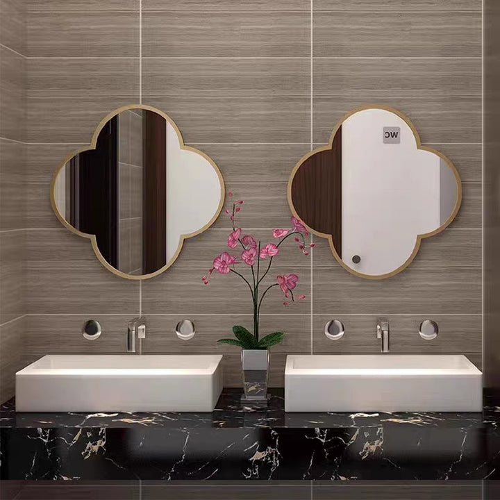 MAS-1753 Masdio Four Leaf Clover Wall Mirror