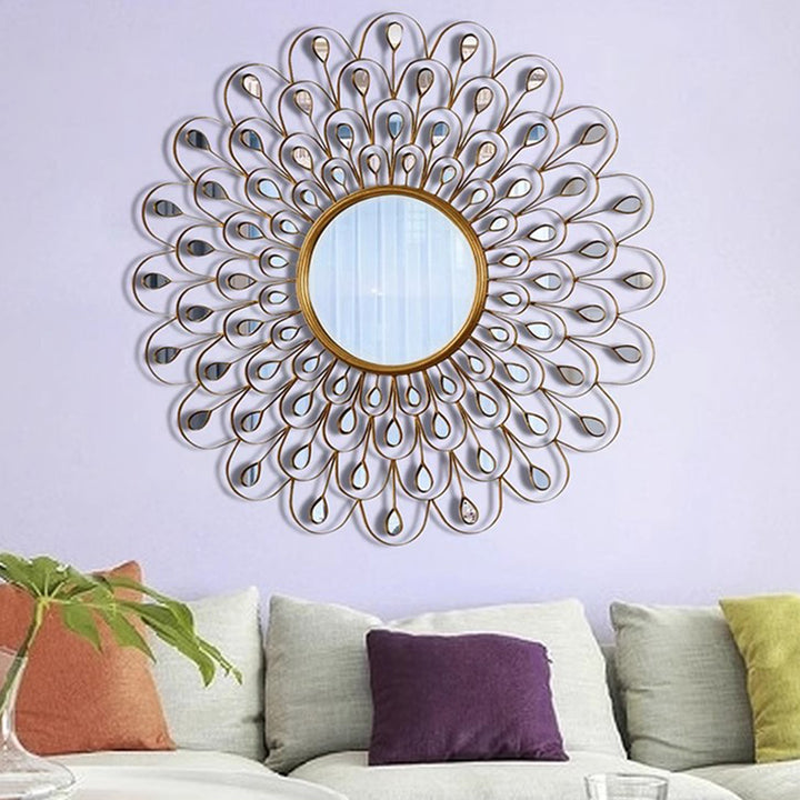 MAS-1766 Masdio Sunburst Metal Mirror