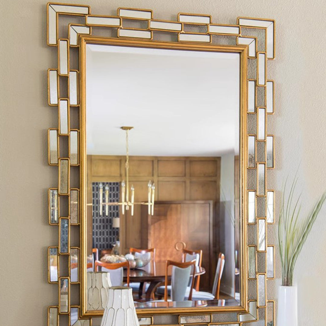 MAS-1767 Masdio Rectangle Metal Wall Mirror