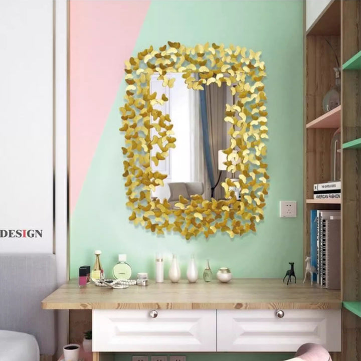 MAS-1772 Masdio Rectangle Metal Wall Mirror