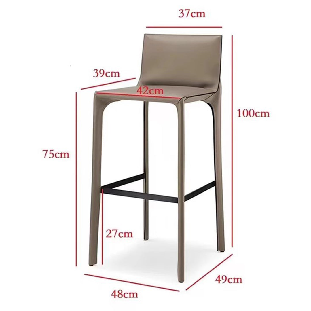 MAS-1809 Masdio Modern Leather Bar Stool