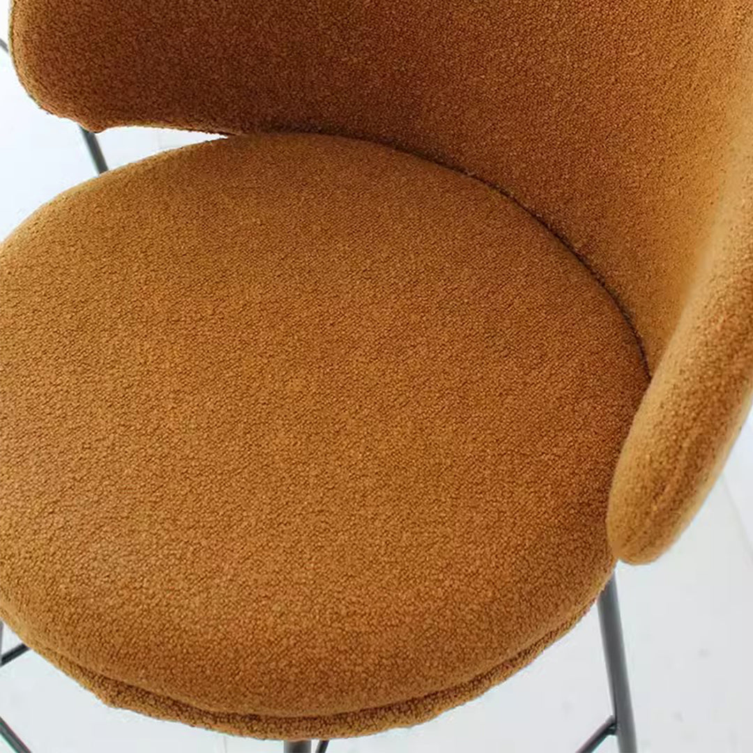 MAS-1811 Masdio Modern Boucle Bar Stool