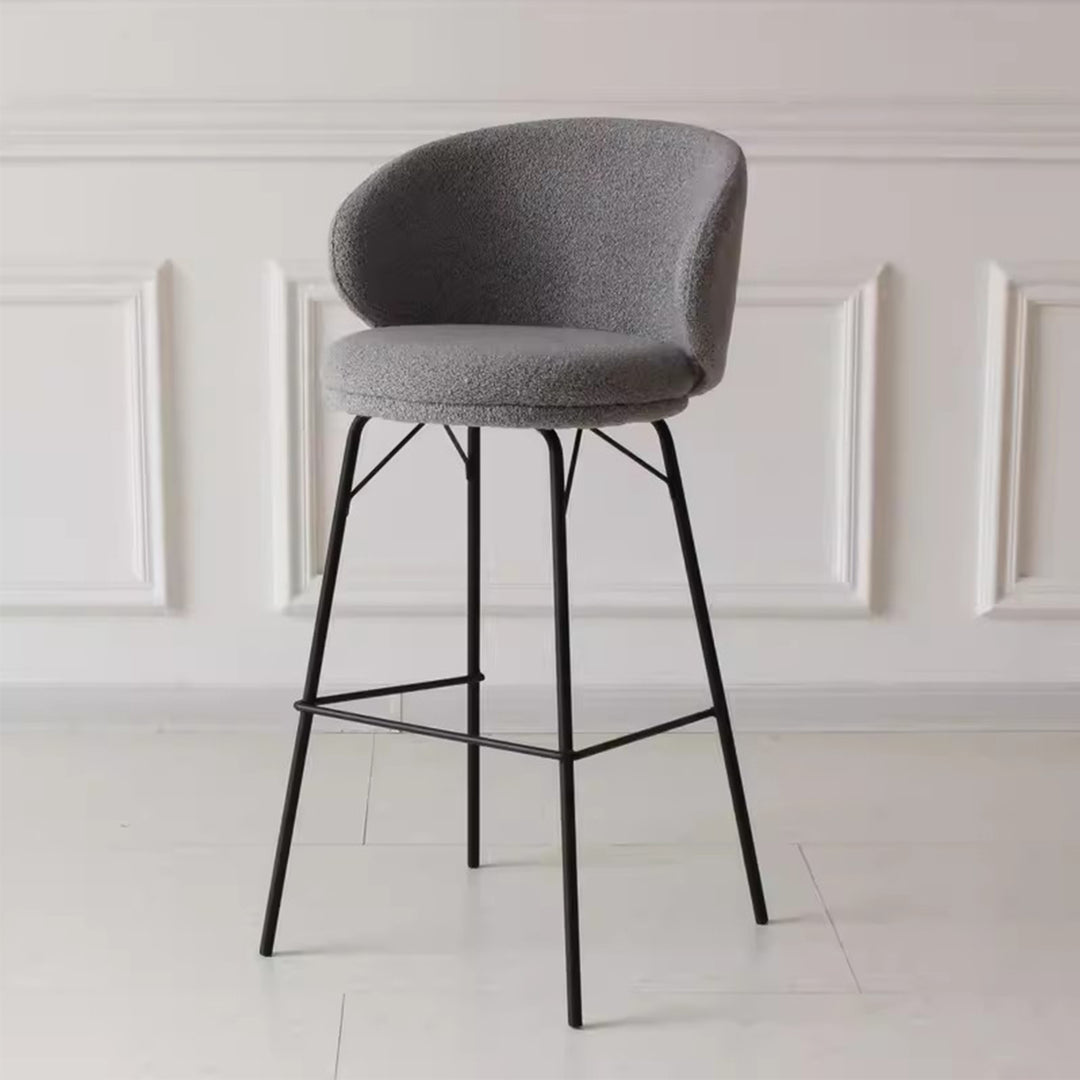 MAS-1811 Masdio Modern Boucle Bar Stool Masdio