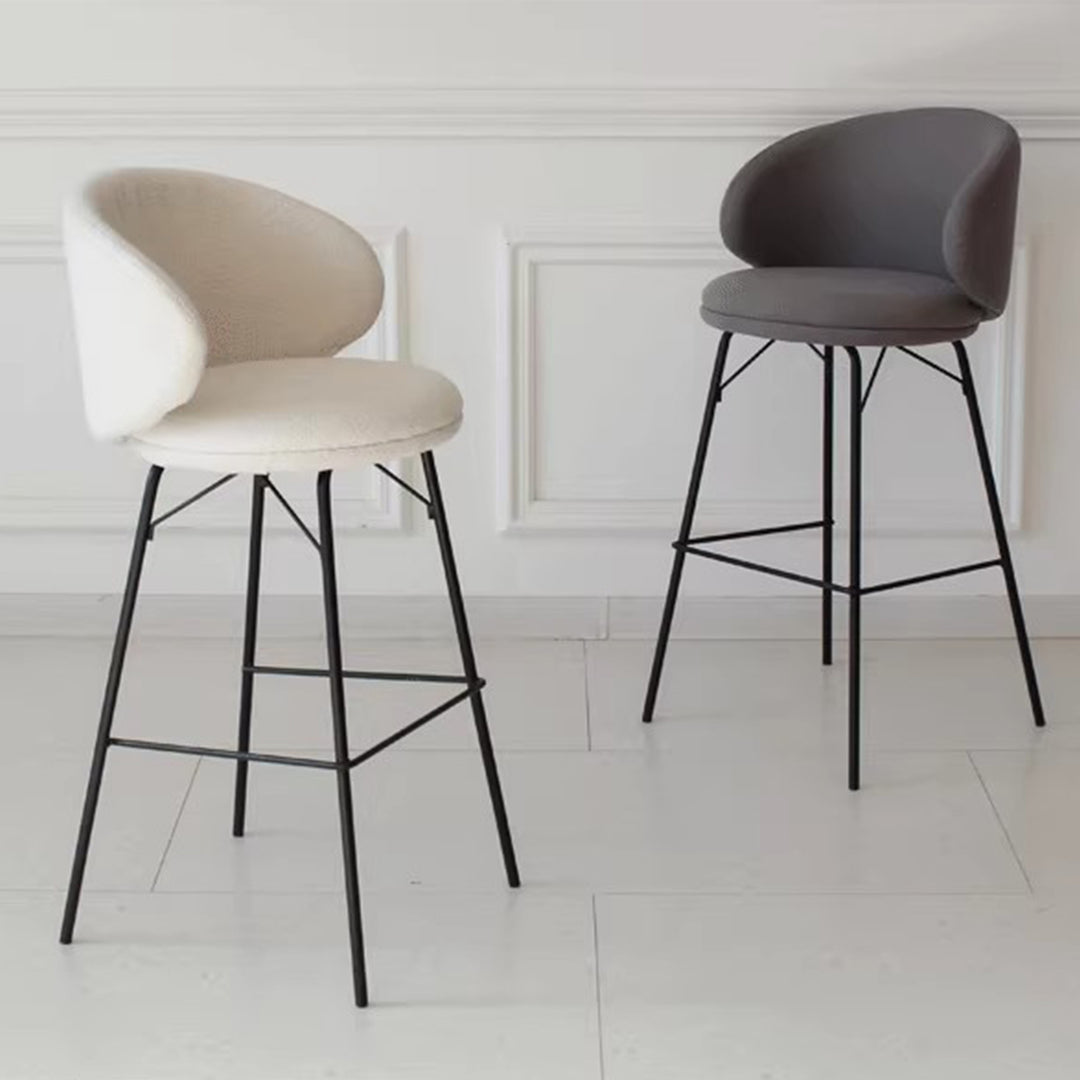 MAS-1811 Masdio Modern Boucle Bar Stool Masdio