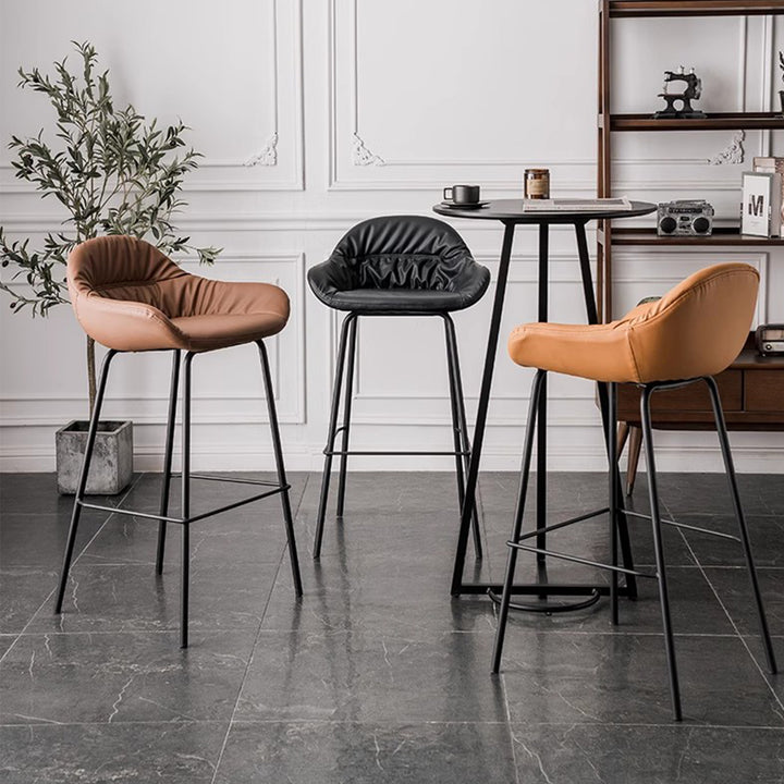 MAS-1816 Masdio Modern Leather Bar Stool