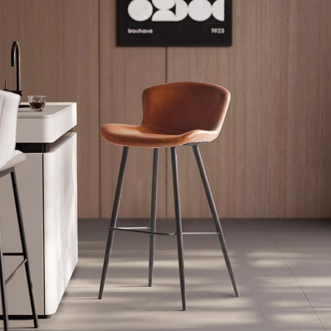 MAS-1817 Masdio Modern Leather Bar Stool