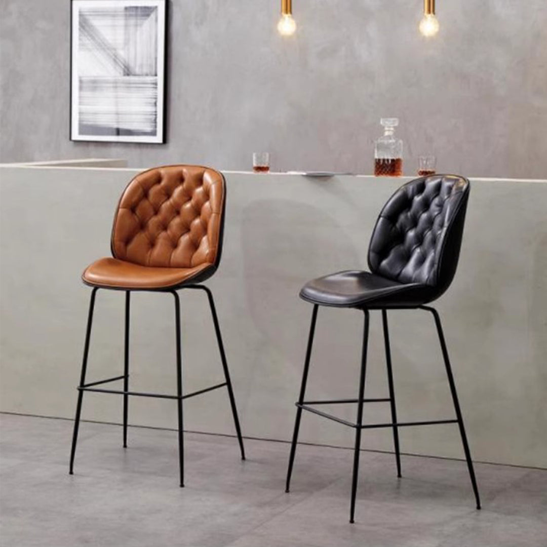 MAS-1832 Masdio Vintage Faux Leather Bar Stool