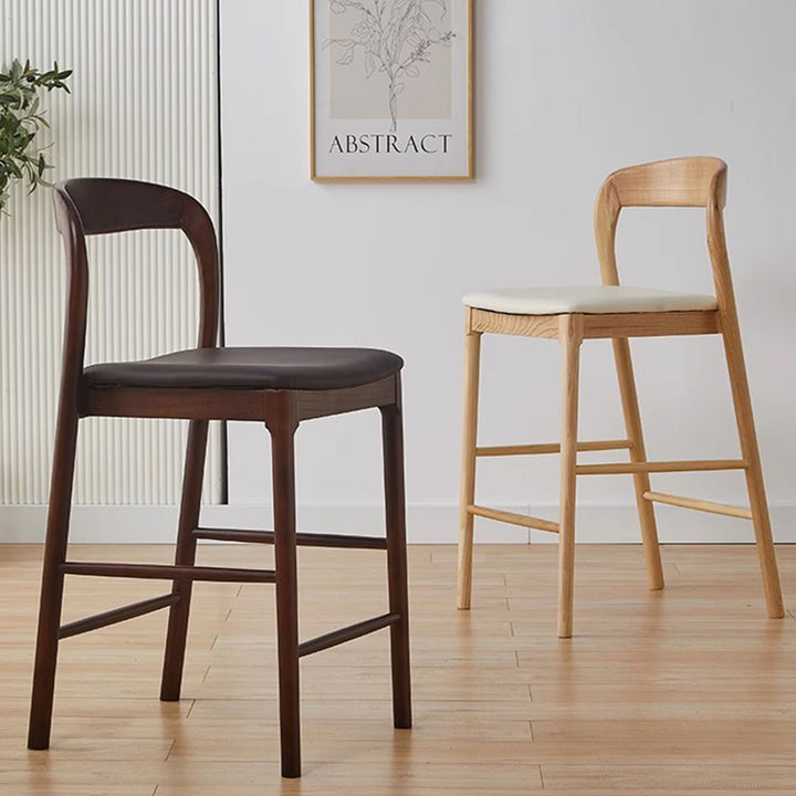 MAS-1844 Masdio Modern Solid Wood Bar Stool