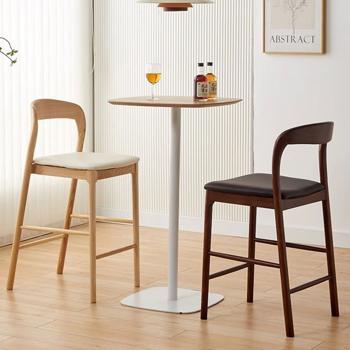 MAS-1844 Masdio Modern Solid Wood Bar Stool