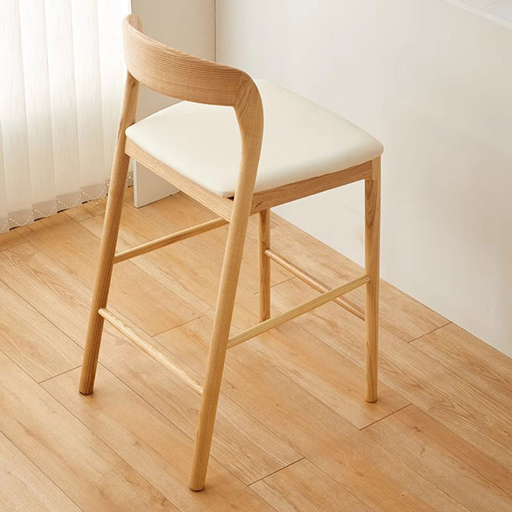 MAS-1844 Masdio Modern Solid Wood Bar Stool