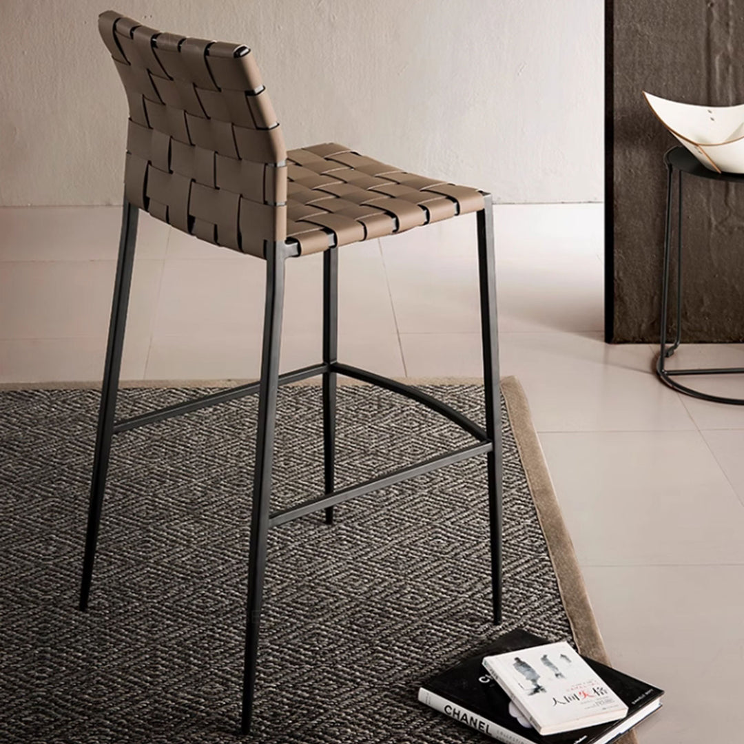 MAS-1856 Masdio Modern Leather Bar Stool