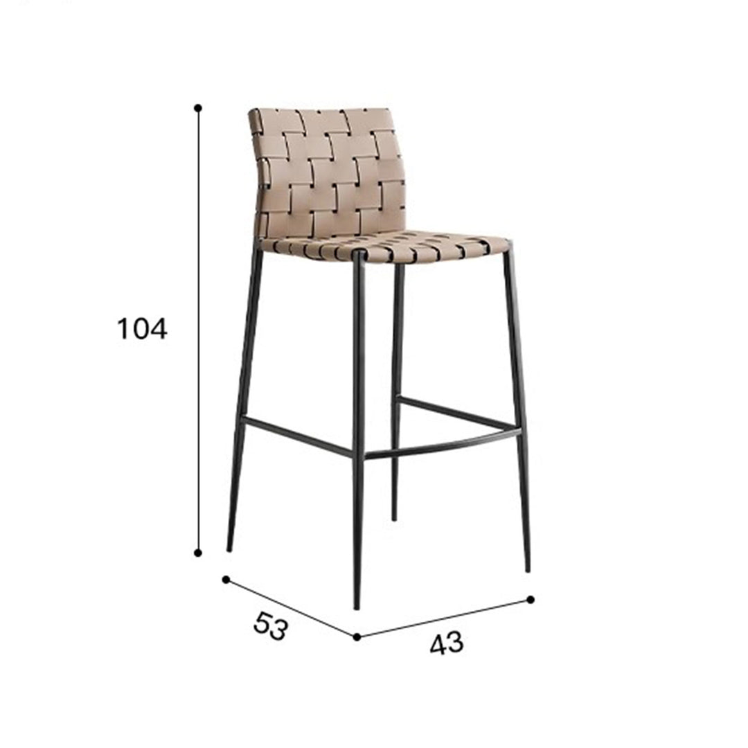 MAS-1856 Masdio Modern Leather Bar Stool