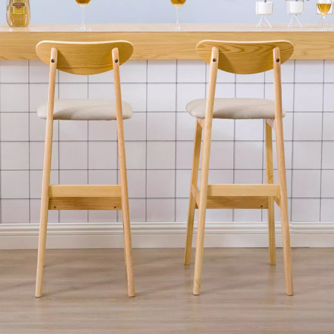 MAS-1875 Masdio Vintage Solid Wood Bar Table & Stools Masdio
