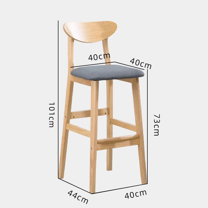 MAS-1875 Masdio Vintage Solid Wood Bar Table & Stools Masdio