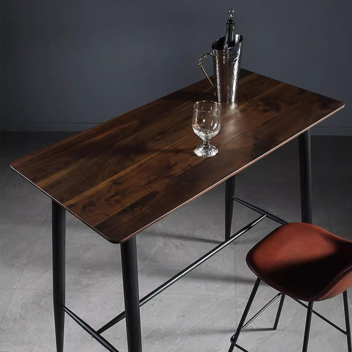 MAS-1879 Masdio Rustic Solid Wood Bar Table