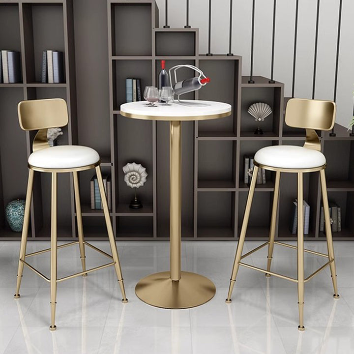 MAS-1883 Masdio Modern Marble Bar Table & Chairs