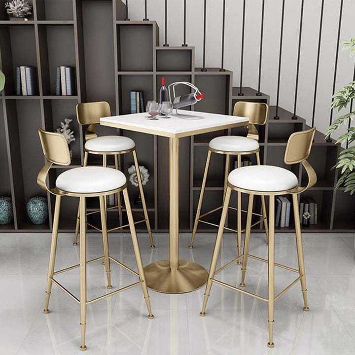 MAS-1883 Masdio Modern Marble Bar Table & Chairs