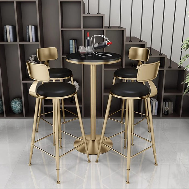 MAS-1883 Masdio Modern Marble Bar Table & Chairs