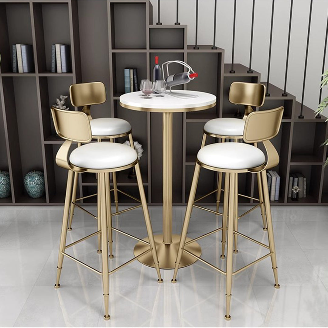 MAS-1883 Masdio Modern Marble Bar Table & Chairs