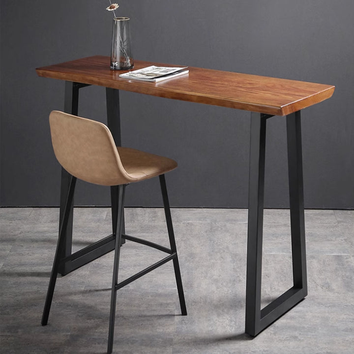 MAS-1889 Masdio Rustic Solid Wood Bar Table