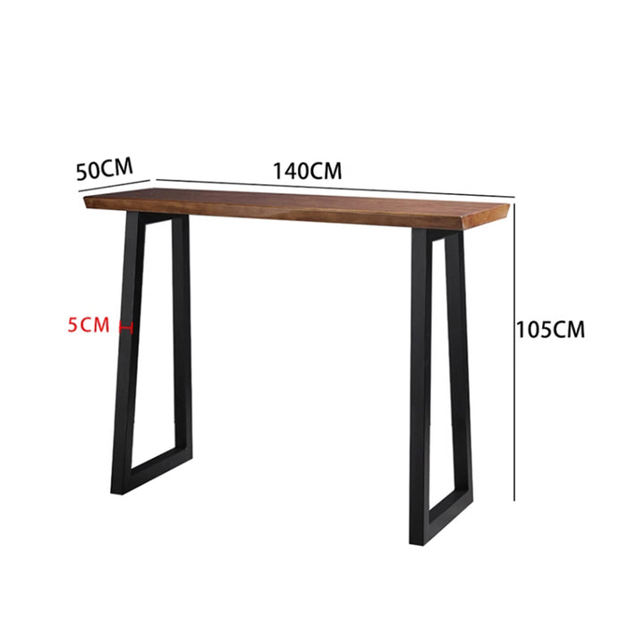 MAS-1889 Masdio Rustic Solid Wood Bar Table