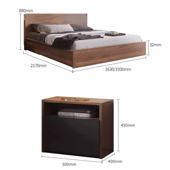 MAS-1900 Masdio Japanese Storage Bedframe