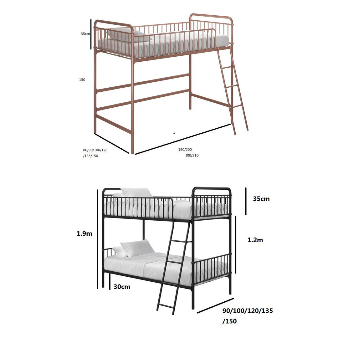 MAS-1905 Masdio Modern Loft Bed