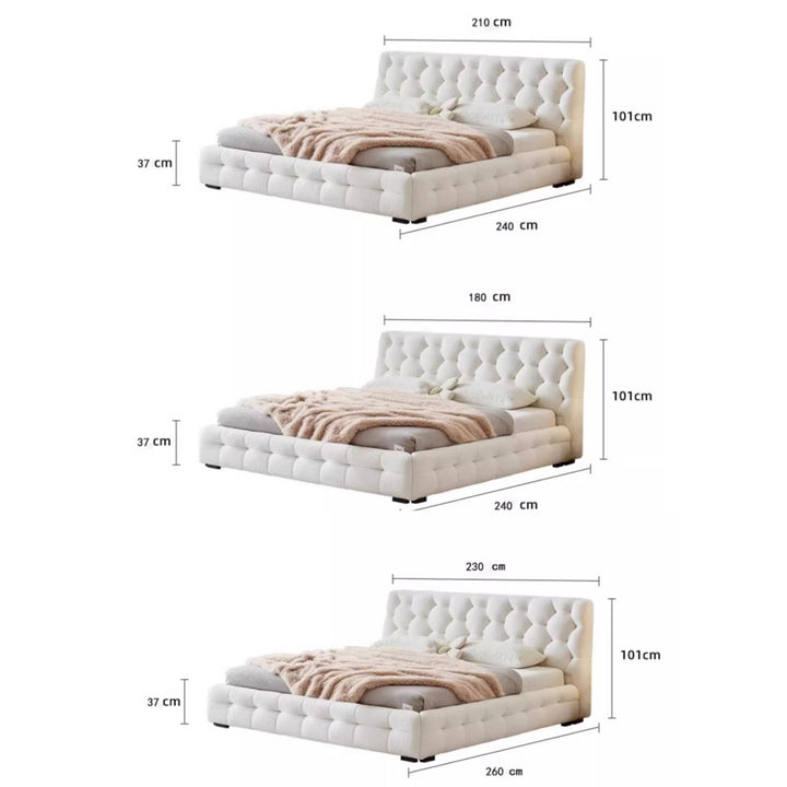 MAS-1911 Masdio Modern Boucle Bedframe Masdio