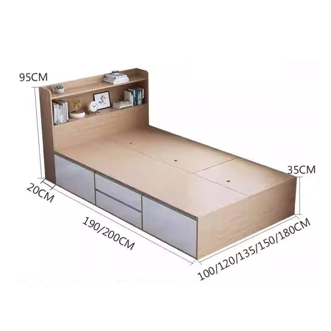 MAS-1912 Masdio Modern Storage Bedframe Masdio