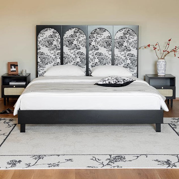 MAS-1913 Masdio Oriental Solid Wood Bedframe