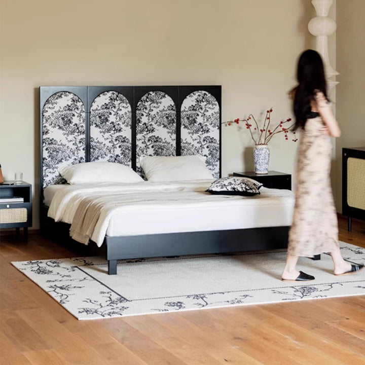 MAS-1913 Masdio Oriental Solid Wood Bedframe