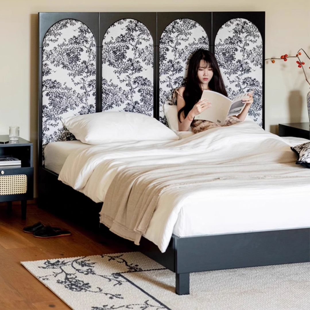 MAS-1913 Masdio Oriental Solid Wood Bedframe