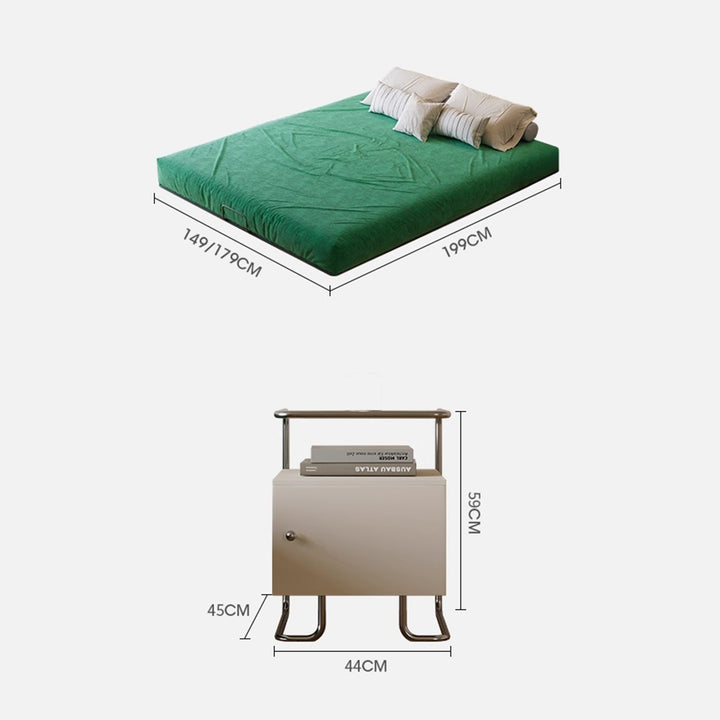 MAS-1916 Masdio Modern Floating Bedframe