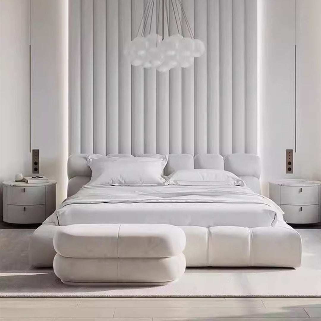 MAS-1928 Masdio Modern Leather Bedframe