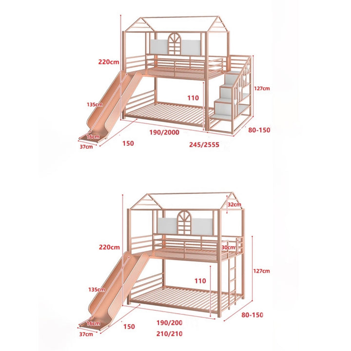 MAS-1935 Masdio Modern Children's Loft Bed