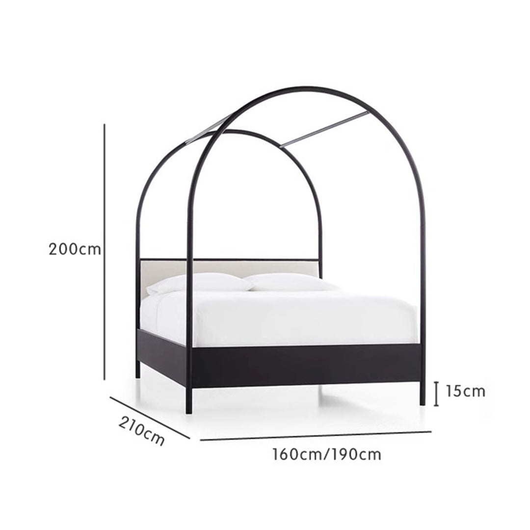 MAS-1937 Masdio Modern Canopy Bedframe