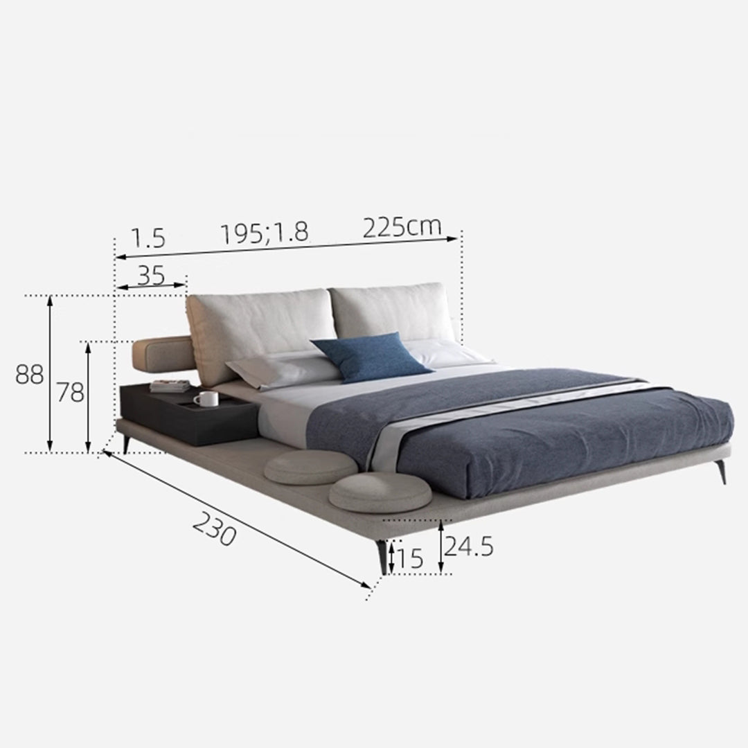 MAS-1949 Masdio Japanese Platform Bed