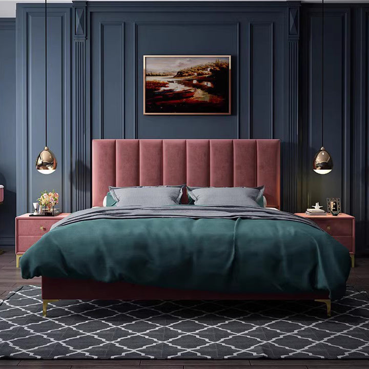 MAS-1952 Masdio Modern Velvet Bedframe