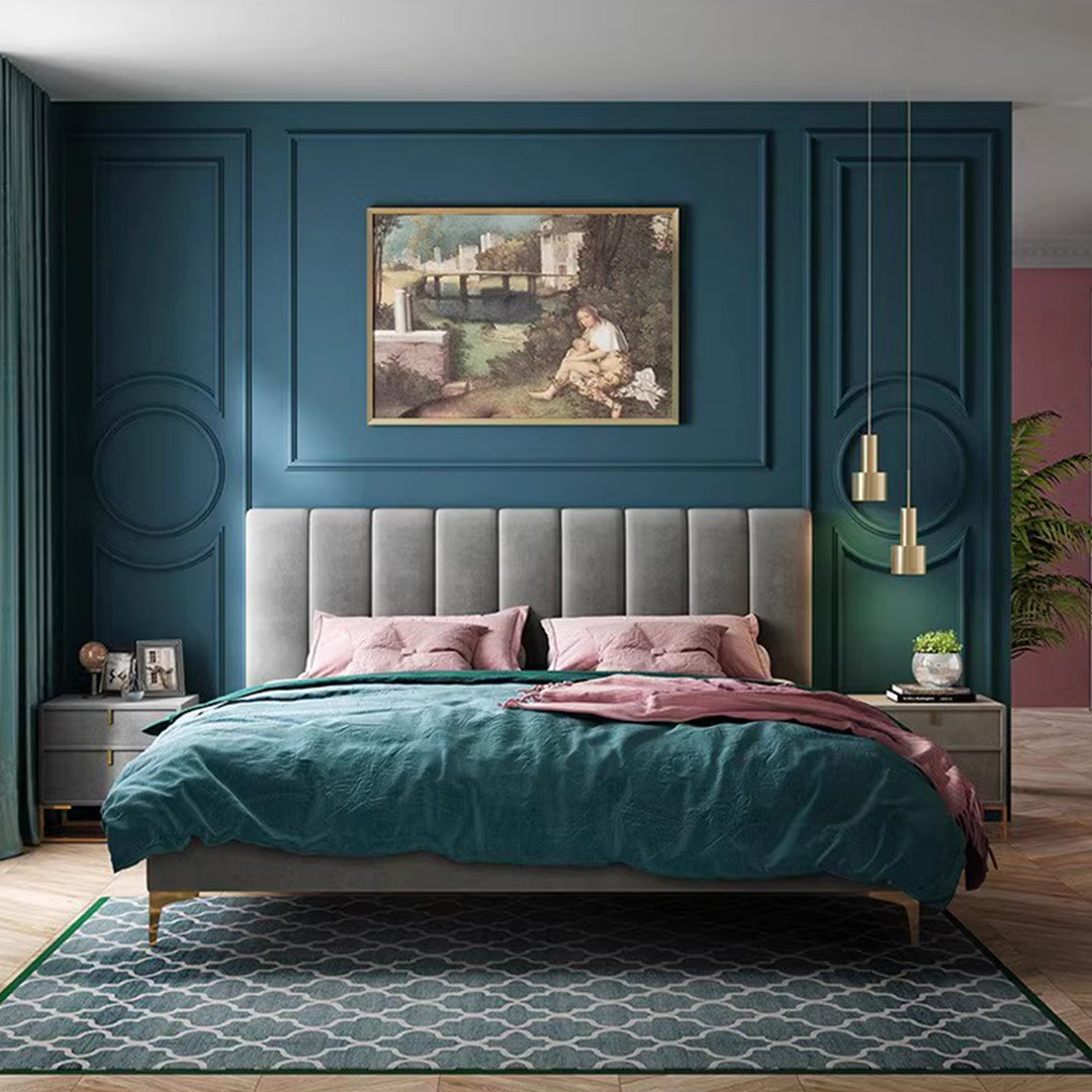 MAS-1952 Masdio Modern Velvet Bedframe Masdio