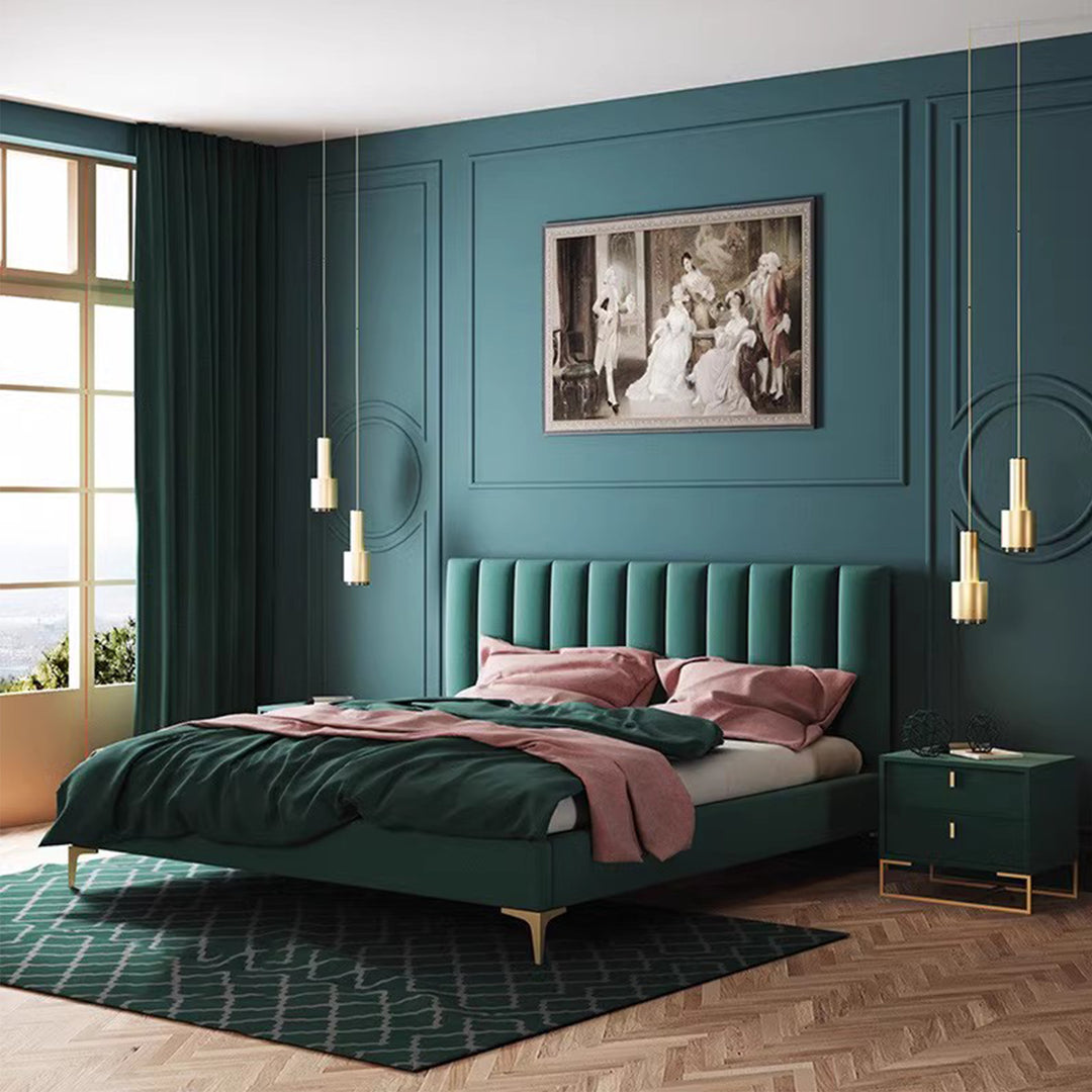 MAS-1952 Masdio Modern Velvet Bedframe