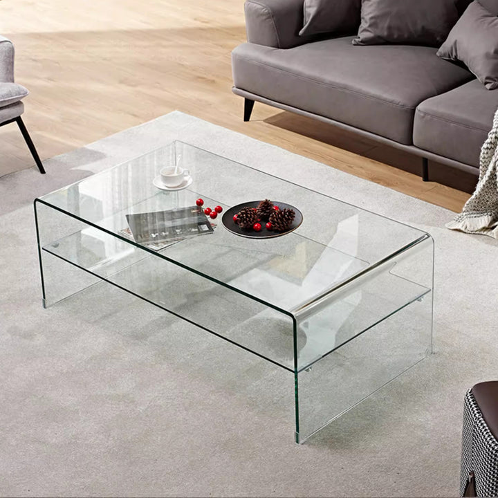 MAS-2180 Masdio BRITT Minimalist Glass Coffee Table