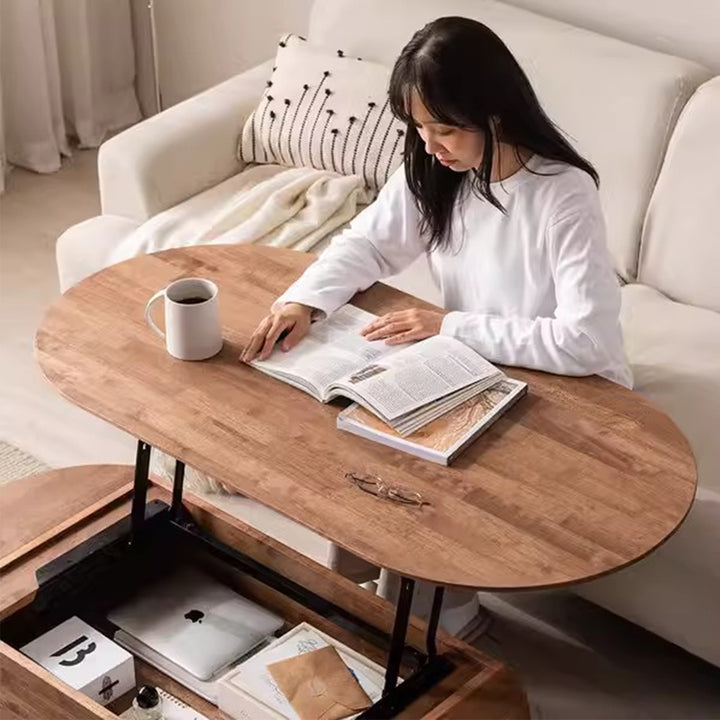 MAS-2187 Masdio ASTRONOVA Japandi Solid Wood Coffee Table